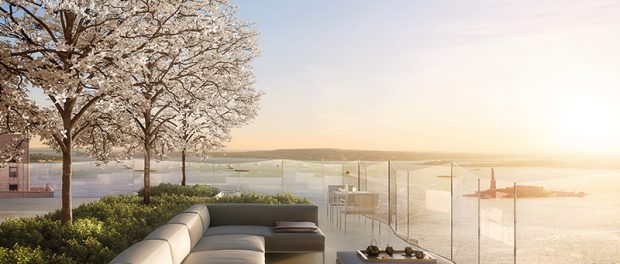 One Wall Street Rooftop Amenities - Image credit - DBOX for Macklowe Properties